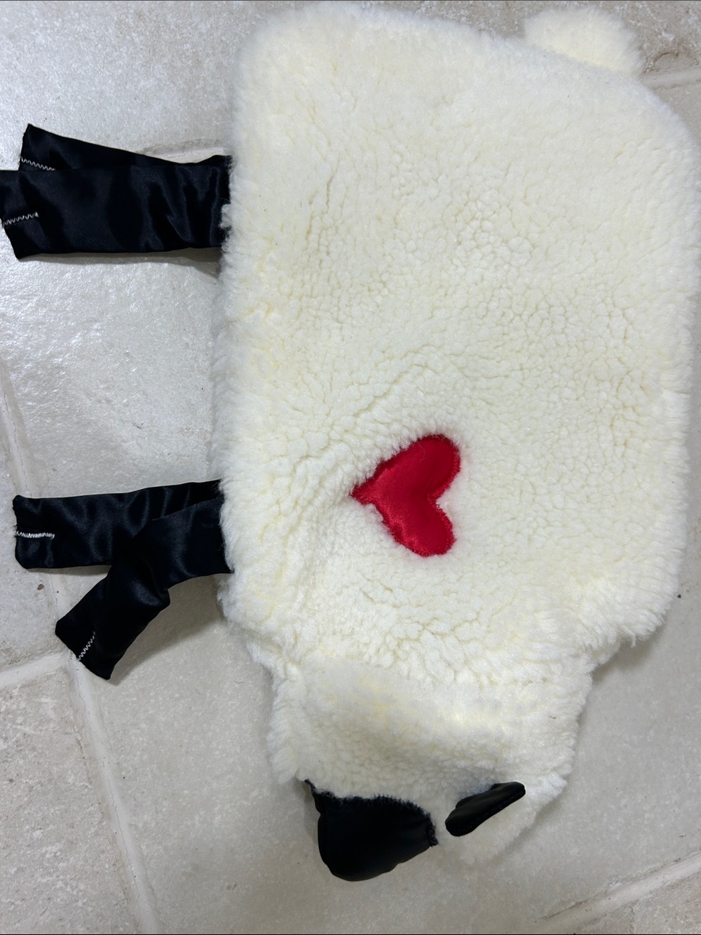 Plush Cream Sheep Hot Water Bottle